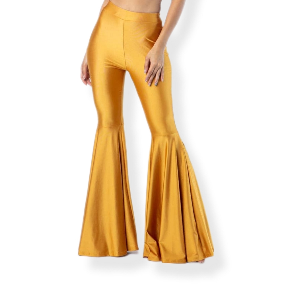 Yellow/Gold Bell Bottom Pants